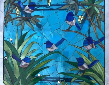 Blue Birds in the Branches