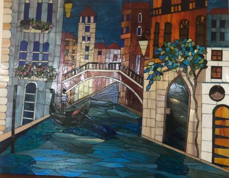 Canal Bridge Scene